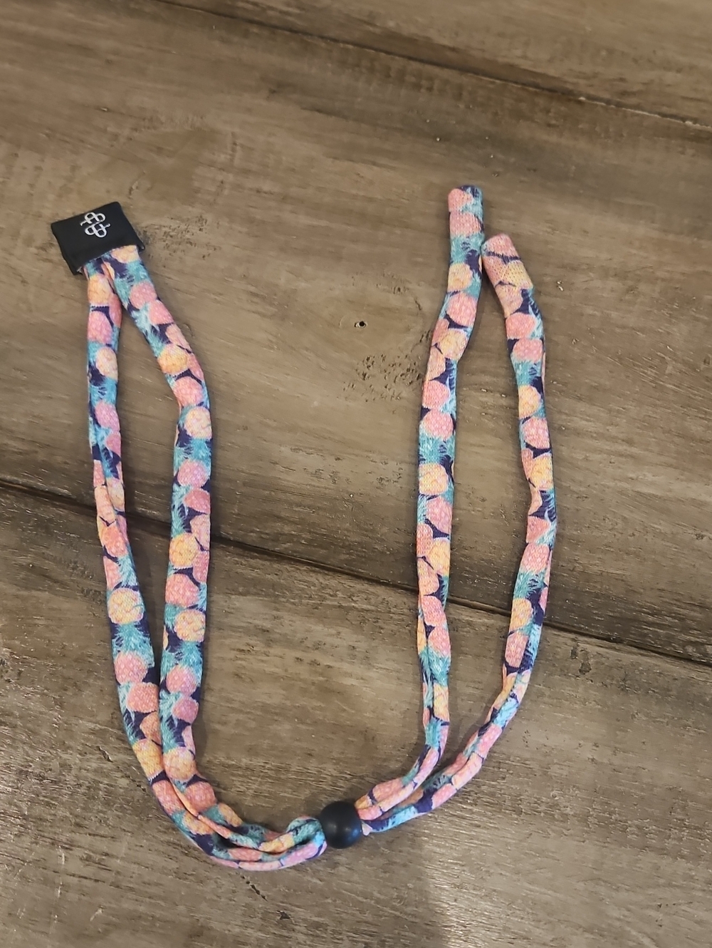 Simply Southern Multicolor Pineapple Print Eyeglass Holder